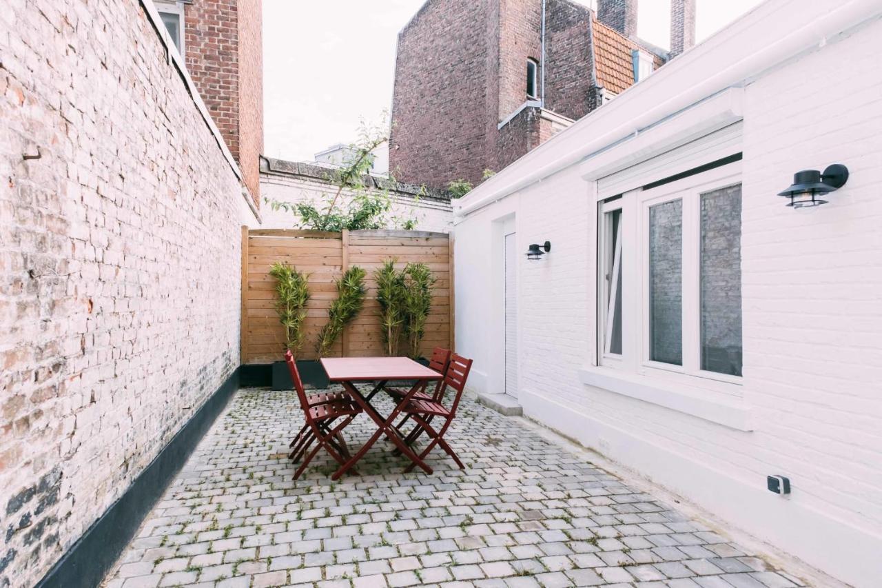 Charming Apartment With Terrace In Lille Kültér fotó